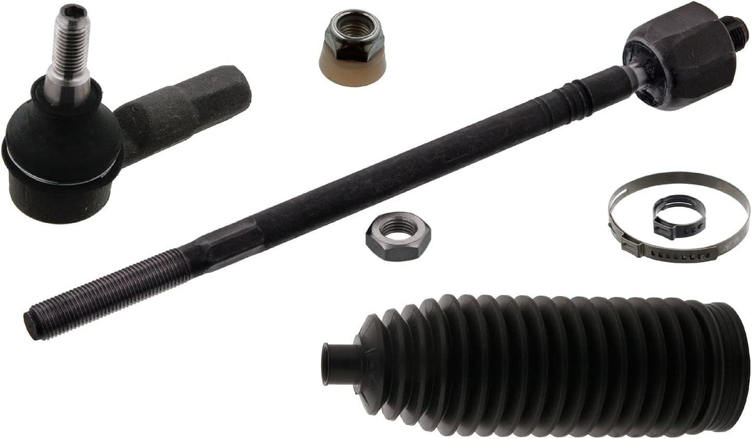 febi bilstein 39029 Spurstange mit Endstück, Manschette und Anbaumaterial , 1 Stück