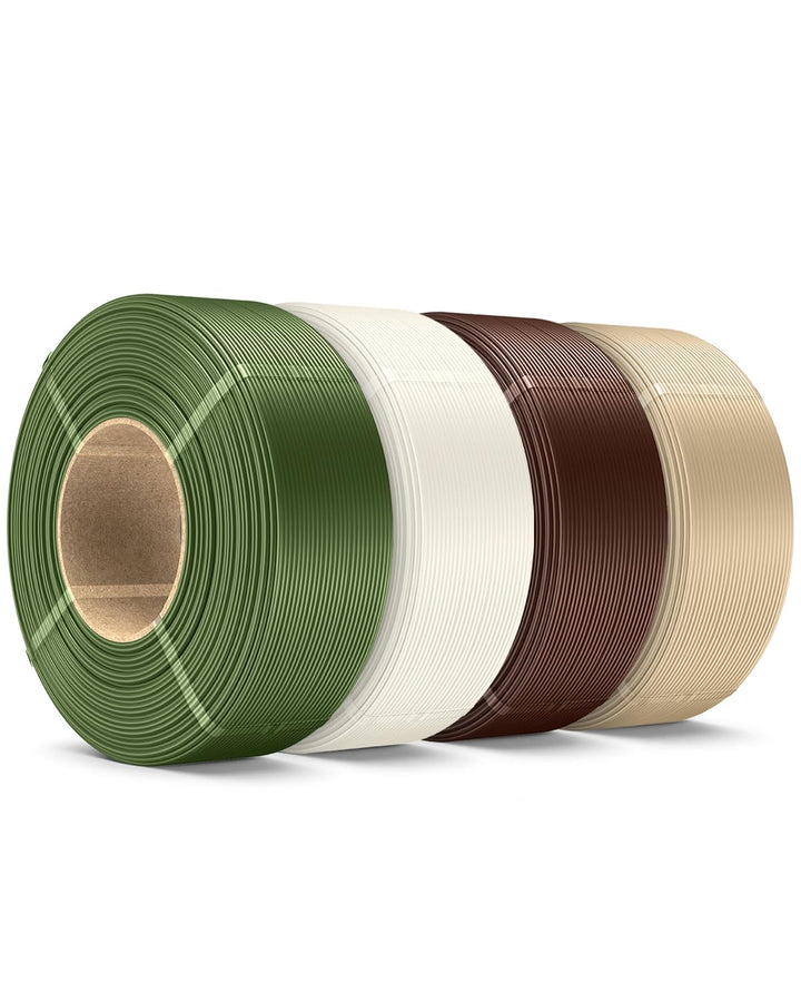 SUNLU PLA+ Filament Refill 1.75mm 4KG, PLA Plus 3D Drucker Filament Bündel, No-Spule Filament PLA Re