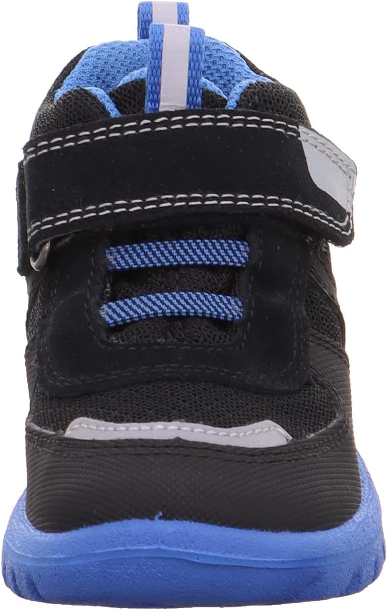 Superfit Jungen 1006196 Lauflernschuhe 27 EU Schwarz Hellblau 0000, 27 EU Schwarz Hellblau 0000