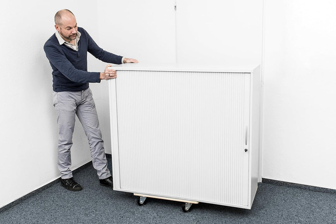 Metafranc Transportroller 590 x 290 mm - 500 kg Tragkraft - Sperrholz - PP-Räder / Möbelroller / Tra