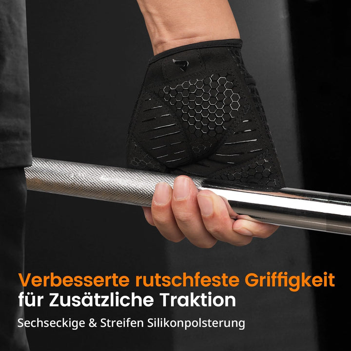 ATERCEL Fitness Handschuhe Herren Damen mit Vollhandpolsterung Trainingshandschuhe, Sporthandschuhe