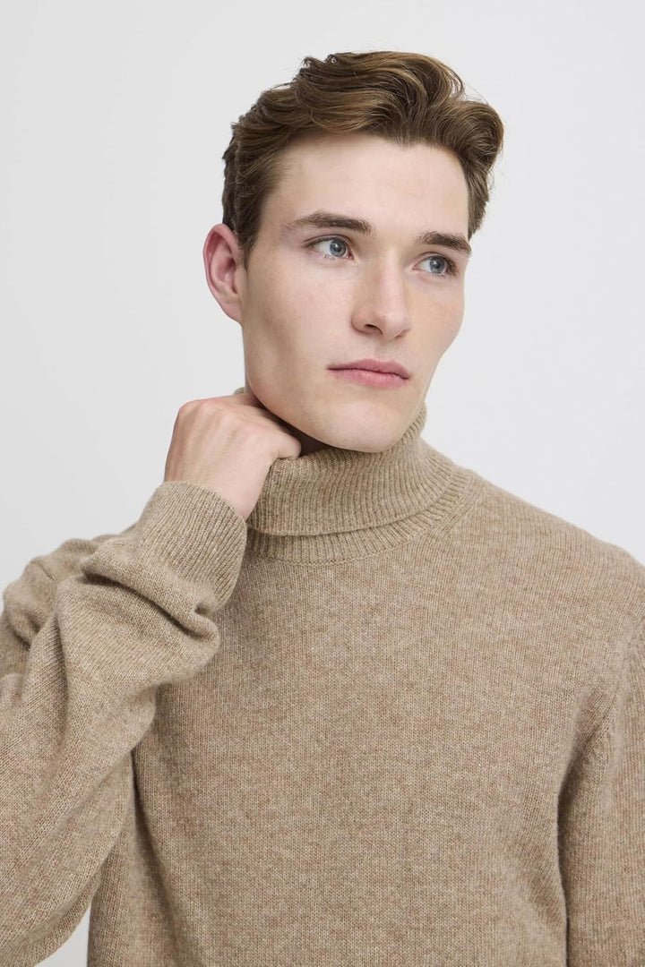CASUAL FRIDAY CFKarl Herren Rollkragenpullover Strickpullover Feinstrick Pullover mit Rollkragen S 1