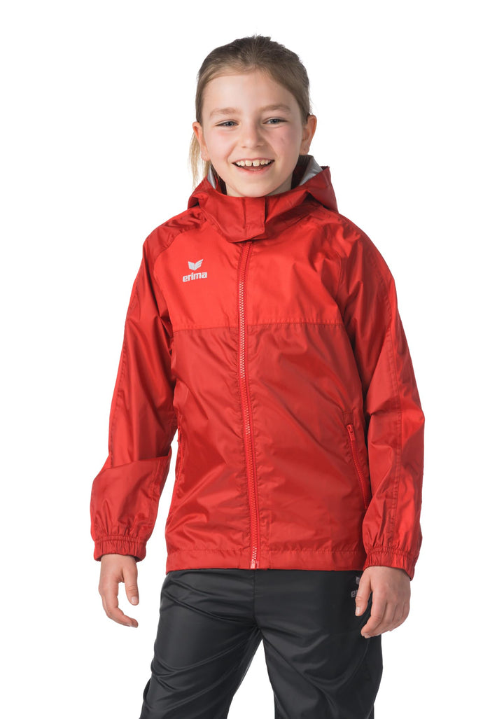 Erima Team Allwetterjacke Kids Dunkel Kinder S Rot, S Rot