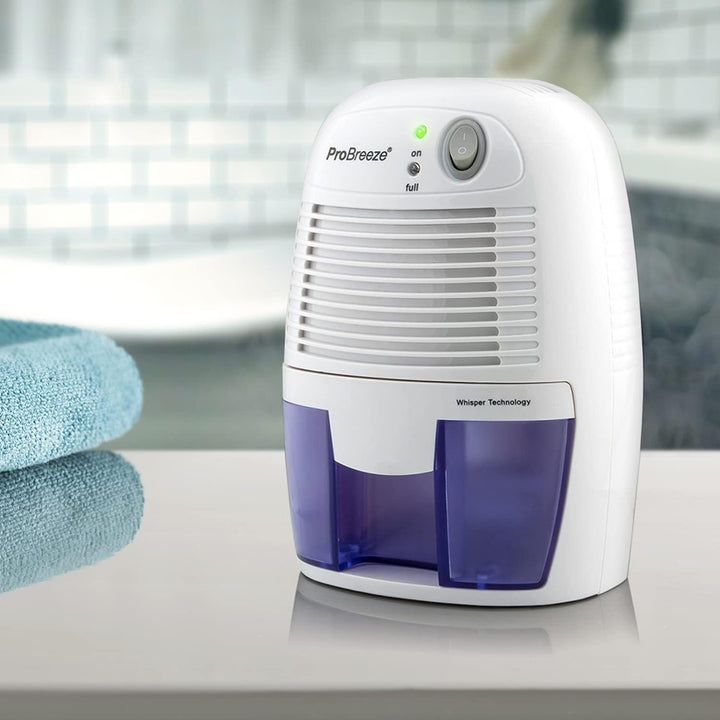 Pro Breeze Luftentfeuchter Mini 500ml Entfeuchter gegen Feuchtigkeit, Schmutz und Schimmel in kleine