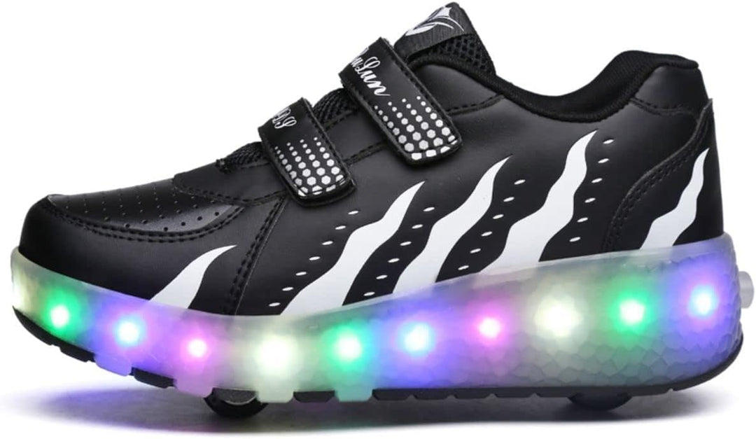 HUSKSWARE Kinder Sneaker 2-4 Räder Jungen Mädchen Sneaker Party Geburtstag Weihnachten 31 EU 028 Sch