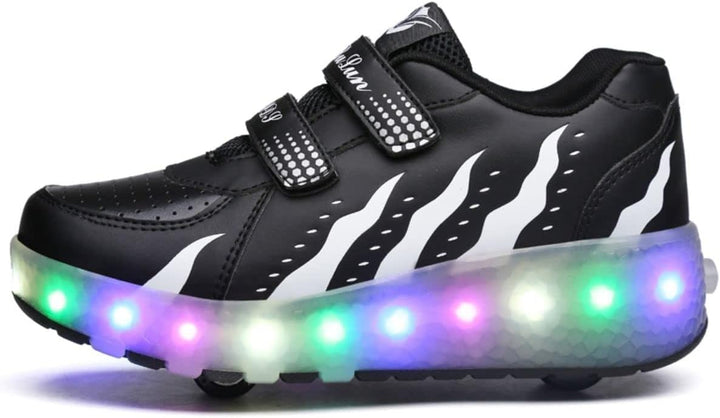 HUSKSWARE Kinder Sneaker 2-4 Räder Jungen Mädchen Sneaker Party Geburtstag Weihnachten 27 EU 028 Sch