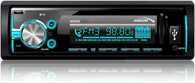 Audiocore Autoradio MP3/WMA/USB/RDS/SD KFZ AUX IN Bluetooth Freisprecheinrichtung (AC9720), AC9720