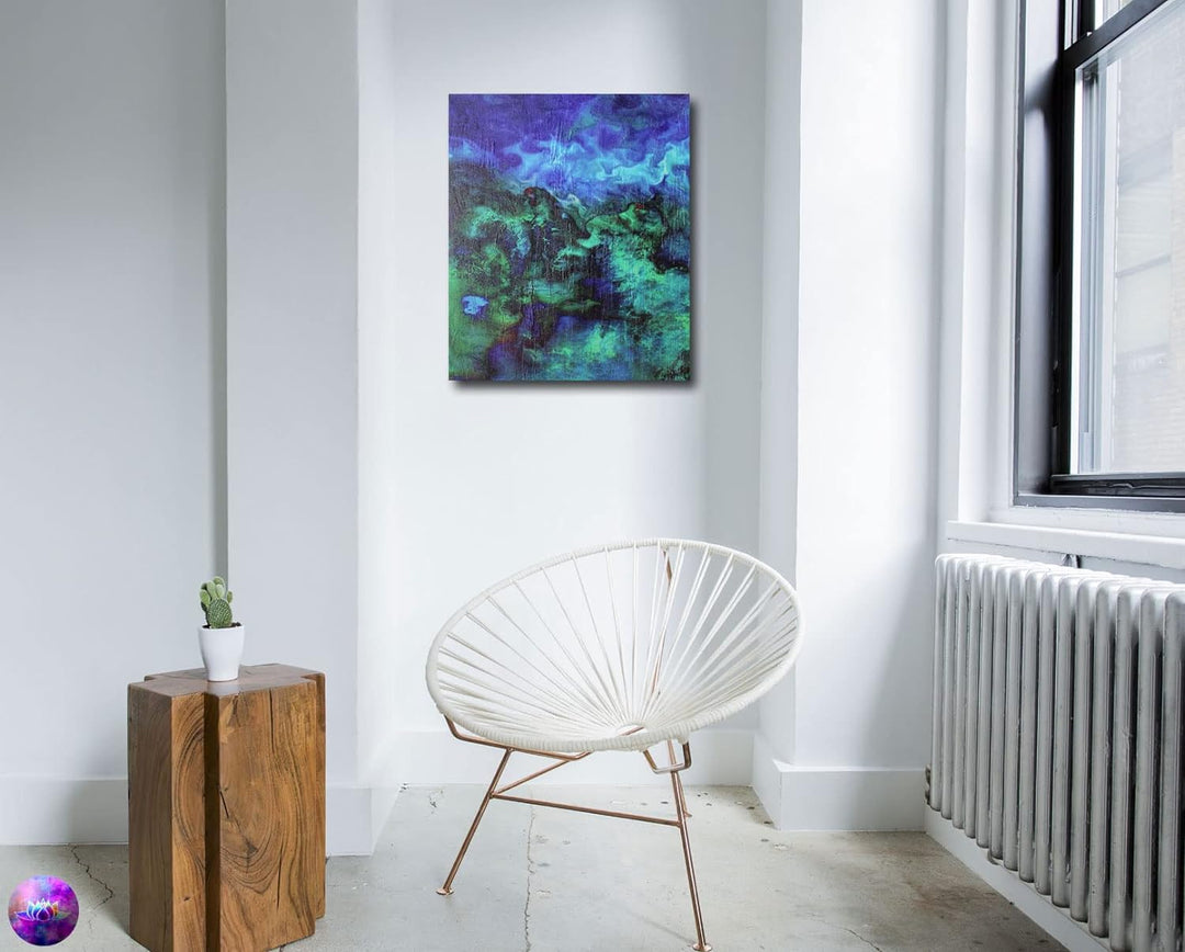 Original Gemälde Abstrakte Malerei Unikat - Strukturgemälde Acrylgemälde Moderne Kunst Wandkunst Hom