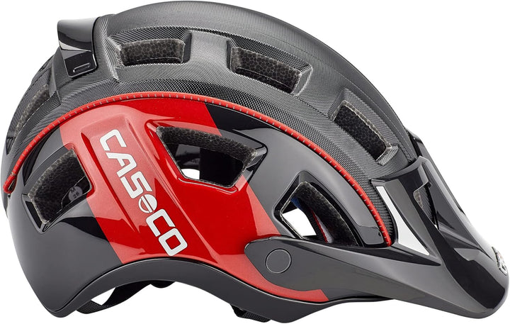 Casco MTBE 2 Helm schwarz Rot L | 58-62cm, Rot L | 58-62cm