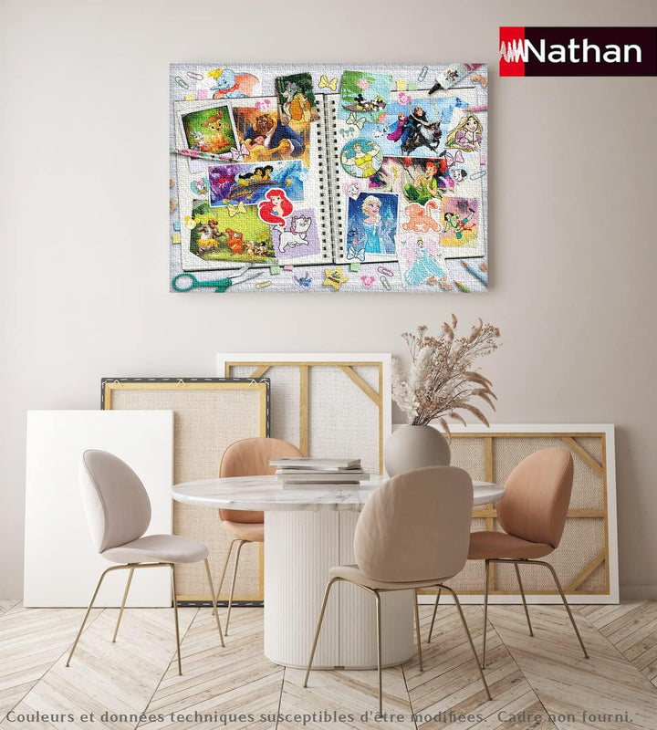 Puzzles Nathan 4005556878871 2000 Teile – Scrapbooking Disney Classique Puzzle für Erwachsene