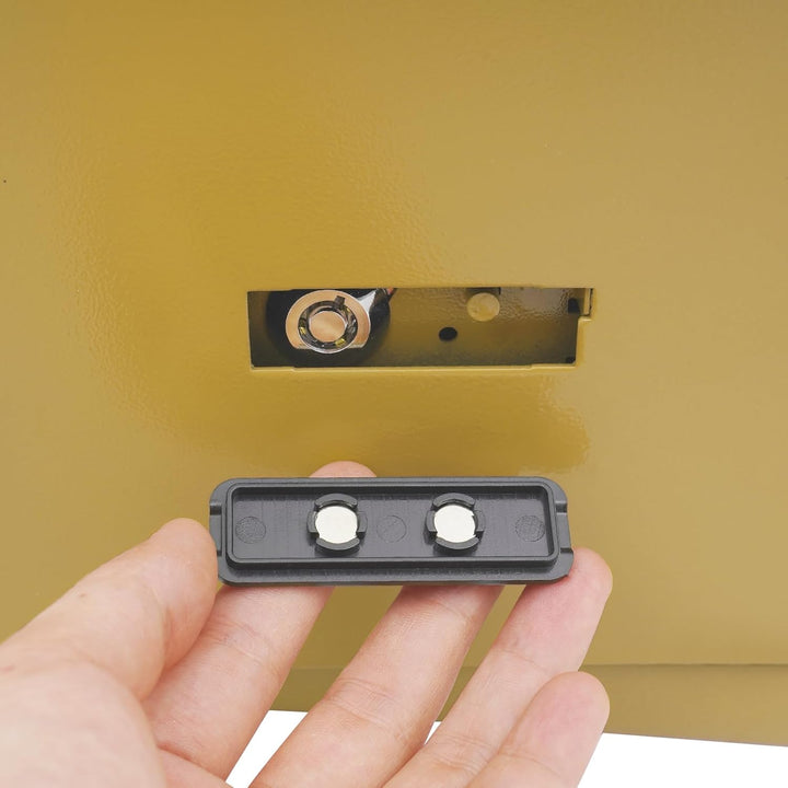 Mini Safe Tresor Klein, Tresor mit Schlüssel, Kinder mit Zahlenschloss,Elektronisch Wandtresor Hauss