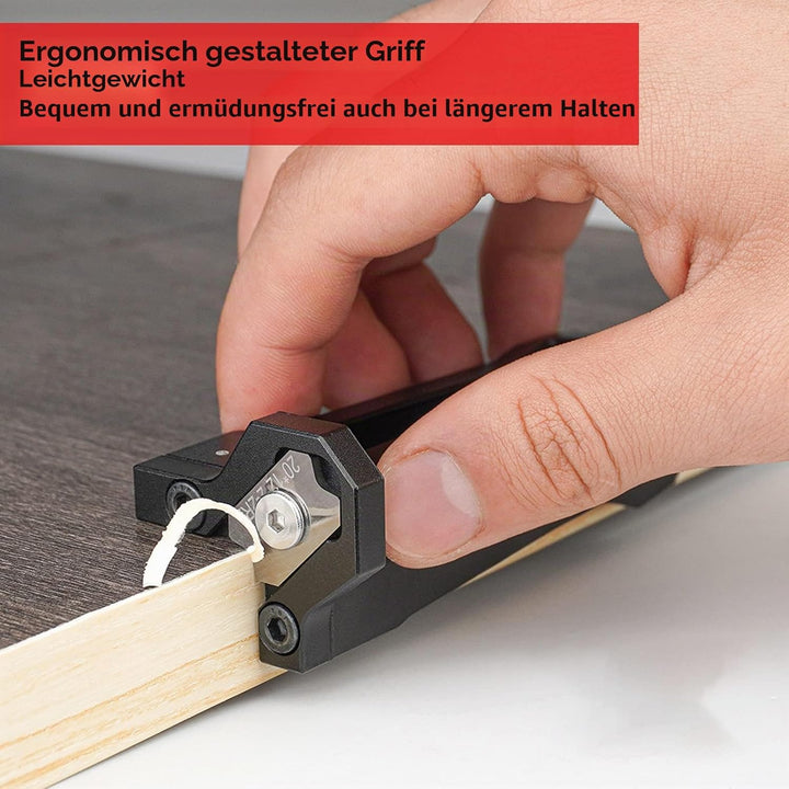 Holzbearbeitungs Eckhobel, Holzhobel Fasenhobel mit 3 Klingen, Manuelle Kantenschneiden Hobel Anfase