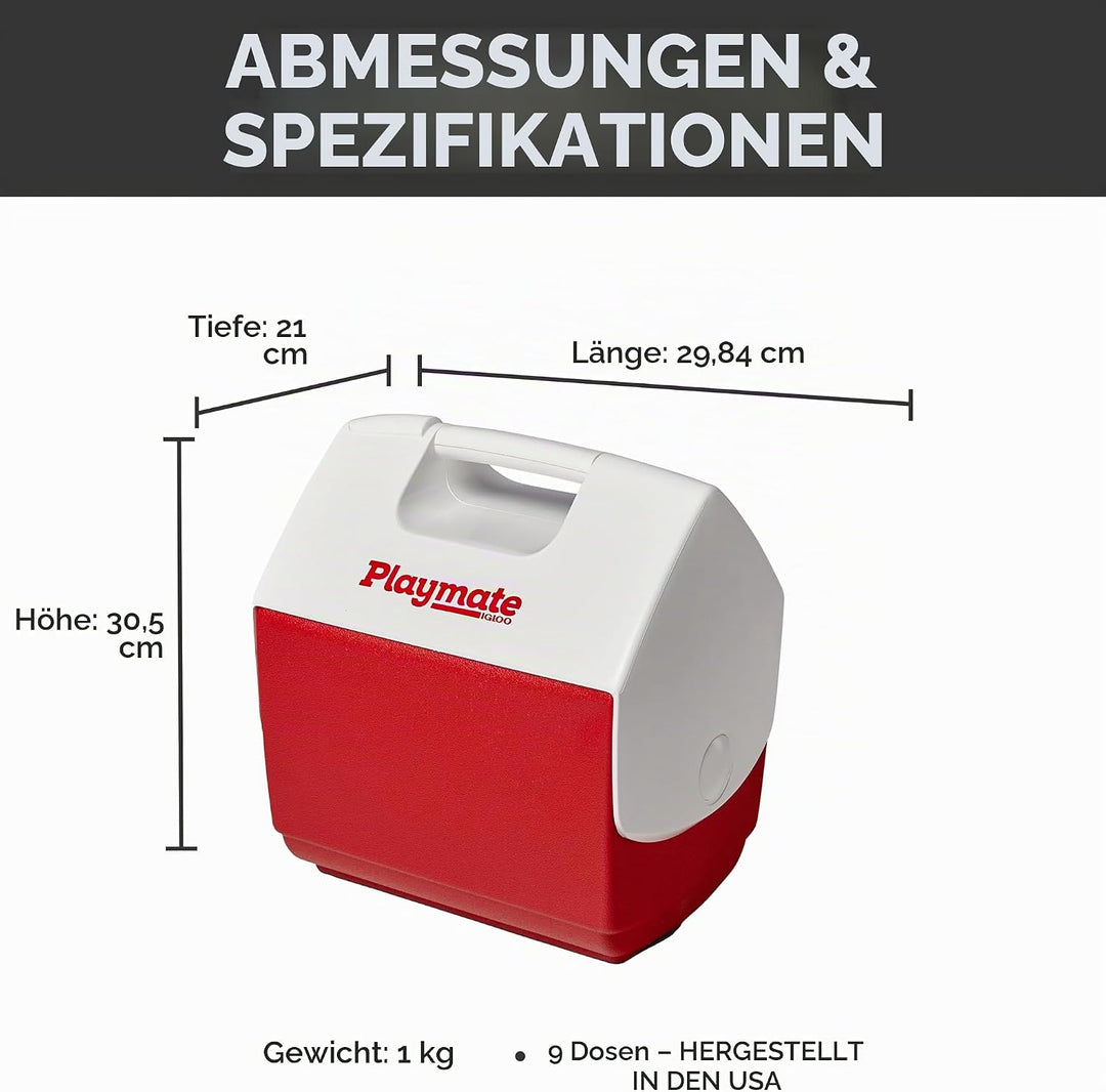 IGLOO® Kühlbox Playmate 6l Rot, Rot