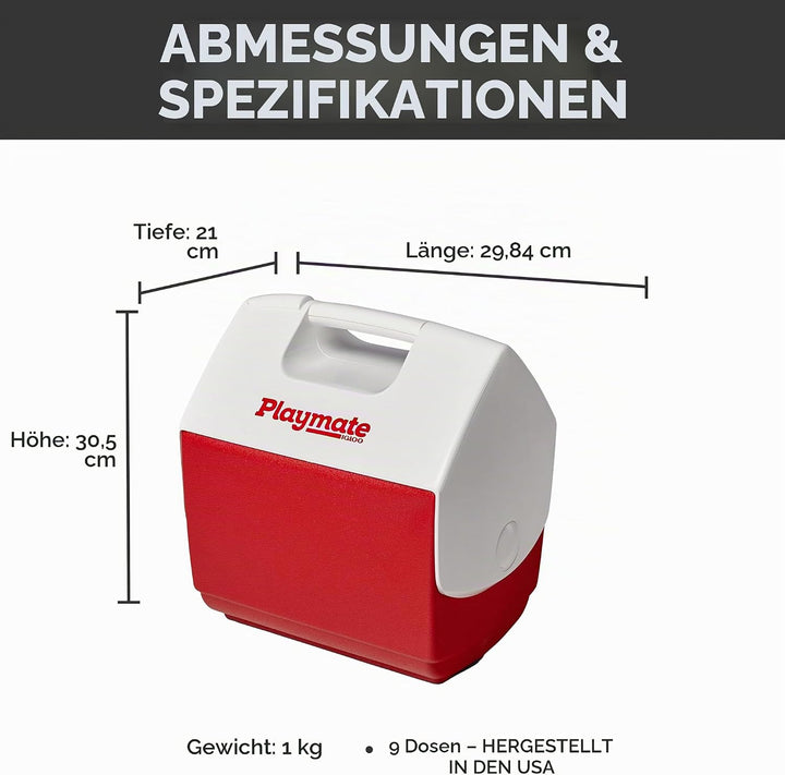 IGLOO® Kühlbox Playmate 6l Rot, Rot