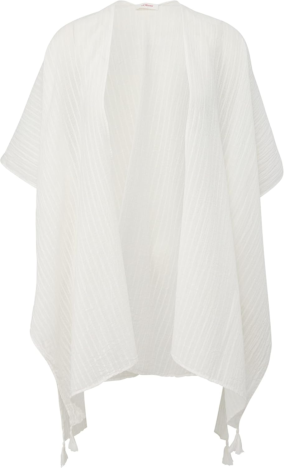 s.Oliver Damen Poncho, Creme 0210