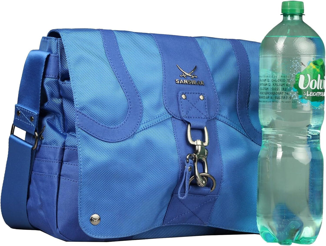 Sansibar Cyclone B-191 CY 65 Damen Messengerbags, 37x10.5x30 cm (B x H x T) Blau, Blau