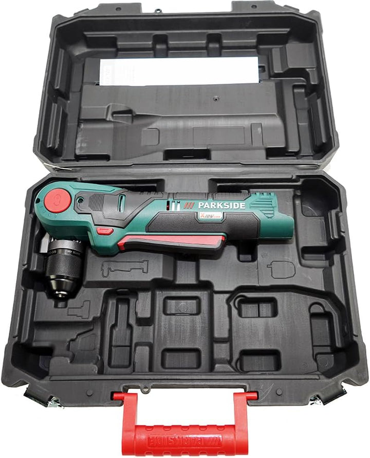 HEADNMORE® Bundle - PARKSIDE® 12V Akku Winkelbohrschrauber PWBSA 12 + HEADNMORE® Schlüsselanhänger (