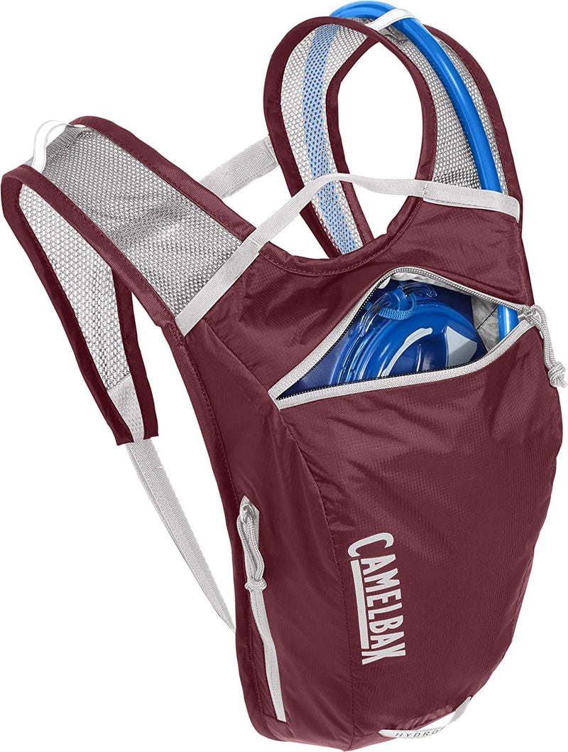 CAMELBAK Damen Hydrobak Light Bike Hydration Pack 1,4 l BURGUNDY/SILVER 2.5L, BURGUNDY/SILVER 2.5L