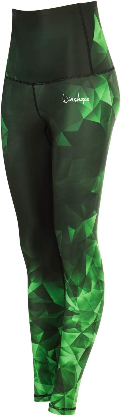 WINSHAPE Damen Functional Power Shape Tights „high Waist“ Hwl102, Saphir/Rubin/Smaragd, Slim Style m