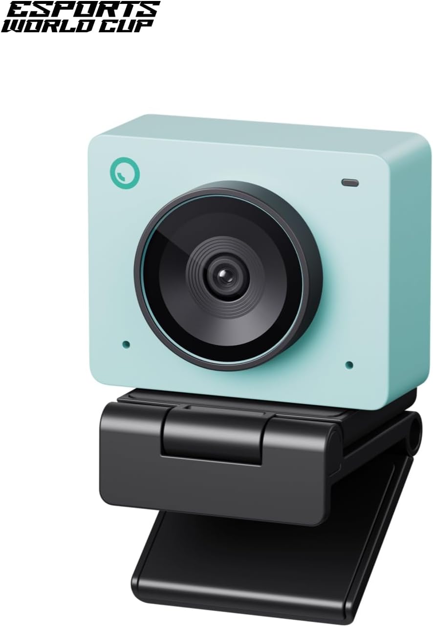 OBSBOT Meet 2-4K Webcam für PC mit 1/2" Sensor, KI Framing& Autofokus, Beauty-Modus, Gestensteuerung