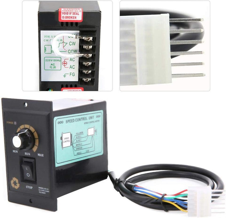 Motordrehzahlregler US-52, AC 220V 50/60Hz Motordrehzahlregler 300/400/500W, Präzision der Hochleist