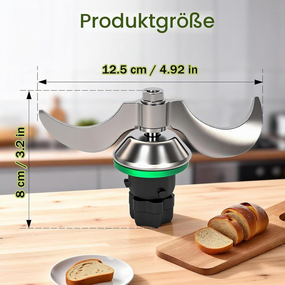 Teigmesser für Thermomix TM7 TM6 TM5, Ersatzteile Meistermix Knetmesser für Thermomix Messer, Mixmes