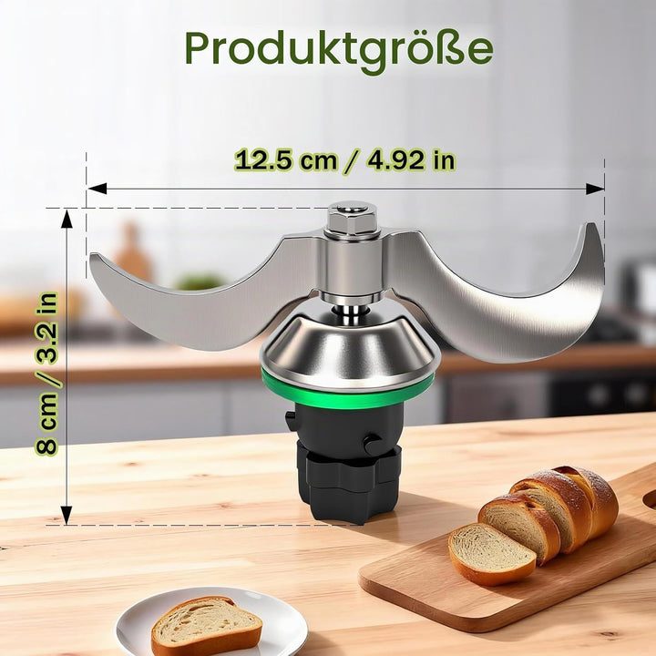 Teigmesser für Thermomix TM7 TM6 TM5, Ersatzteile Meistermix Knetmesser für Thermomix Messer, Mixmes