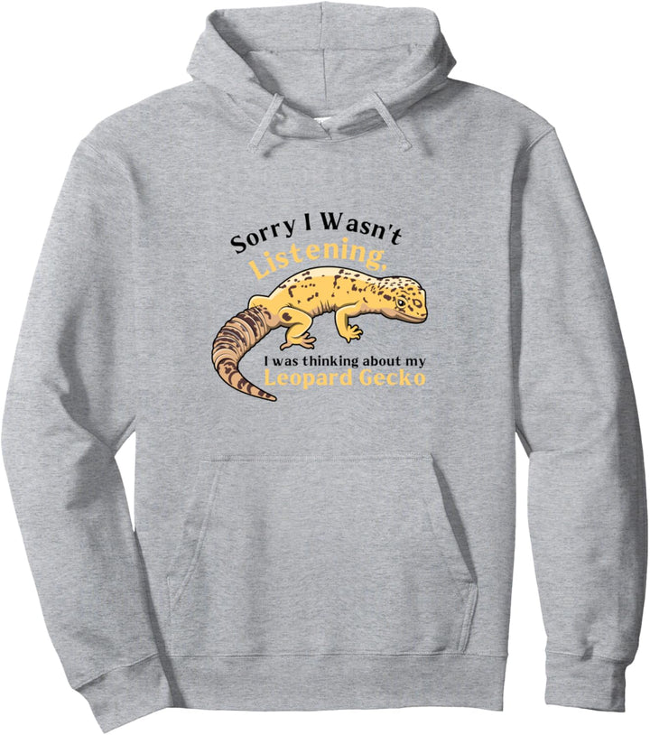 Leopard Gecko Ironic Spruch Reptilien Eidechsen Pullover Hoodie