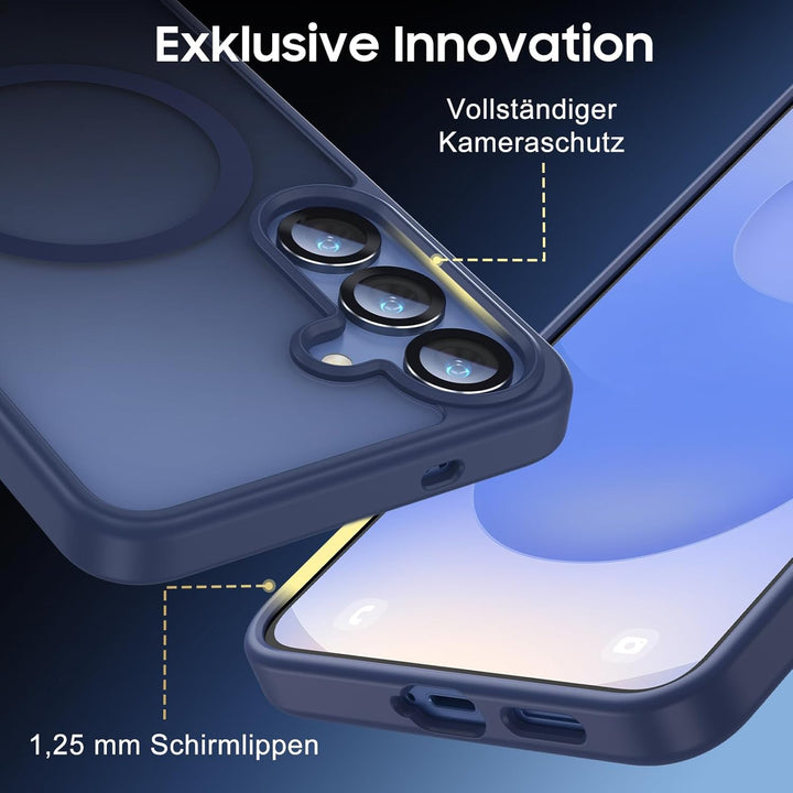 UniqueMe für Samsung Galaxy S25 Hülle - Handyhülle für Samsung Galaxy S25 Case, 5 in 1 Set Rundumsch