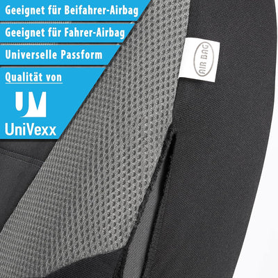 UniVexx® Autositzbezüge im 2er Set - Universell passende Auto Sitzbezüge - Autoschonbezüge Vordersit