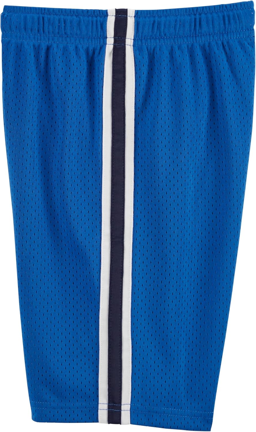 Simple Joys by Carter's Jungen Shorts (3er Pack) 5-6 Jahre Blau/Orange/Marineblau, 5-6 Jahre Blau/Or