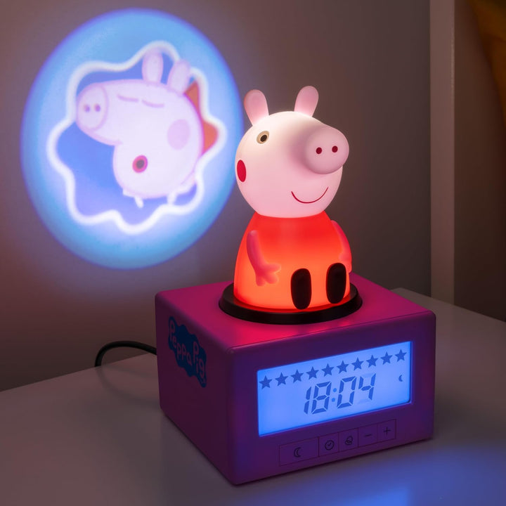 Peppa Pig Paladone Schlaftrainings-Wecker, Mehrfarbig, Einheitsgrösse Cartoon, Cartoon