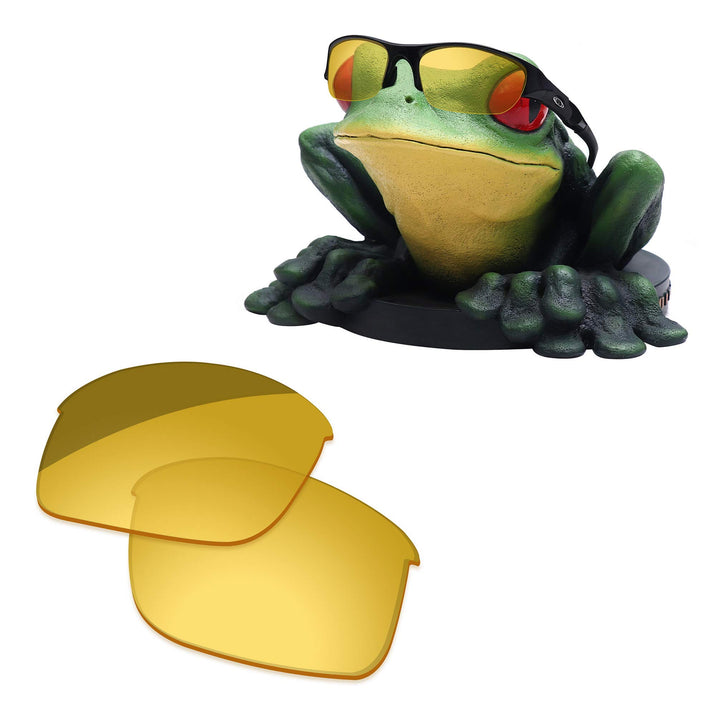 Acefrog AR Beschichtete Polarisierte Ersatzgläser für Oakley Flak Jacket Sonnenbrillen Hd Gelb, Hd G