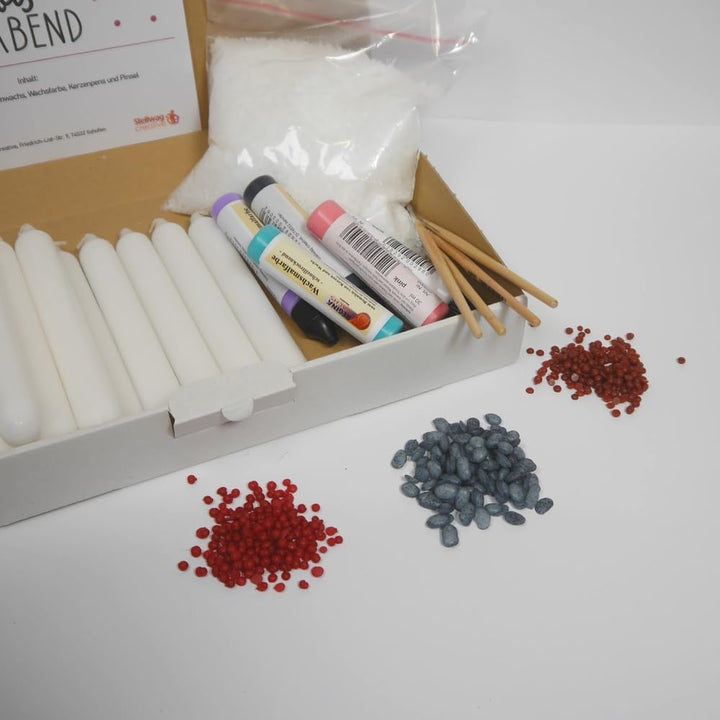 Stellwag DIY Set Kerzen bemalen Mädelsabend