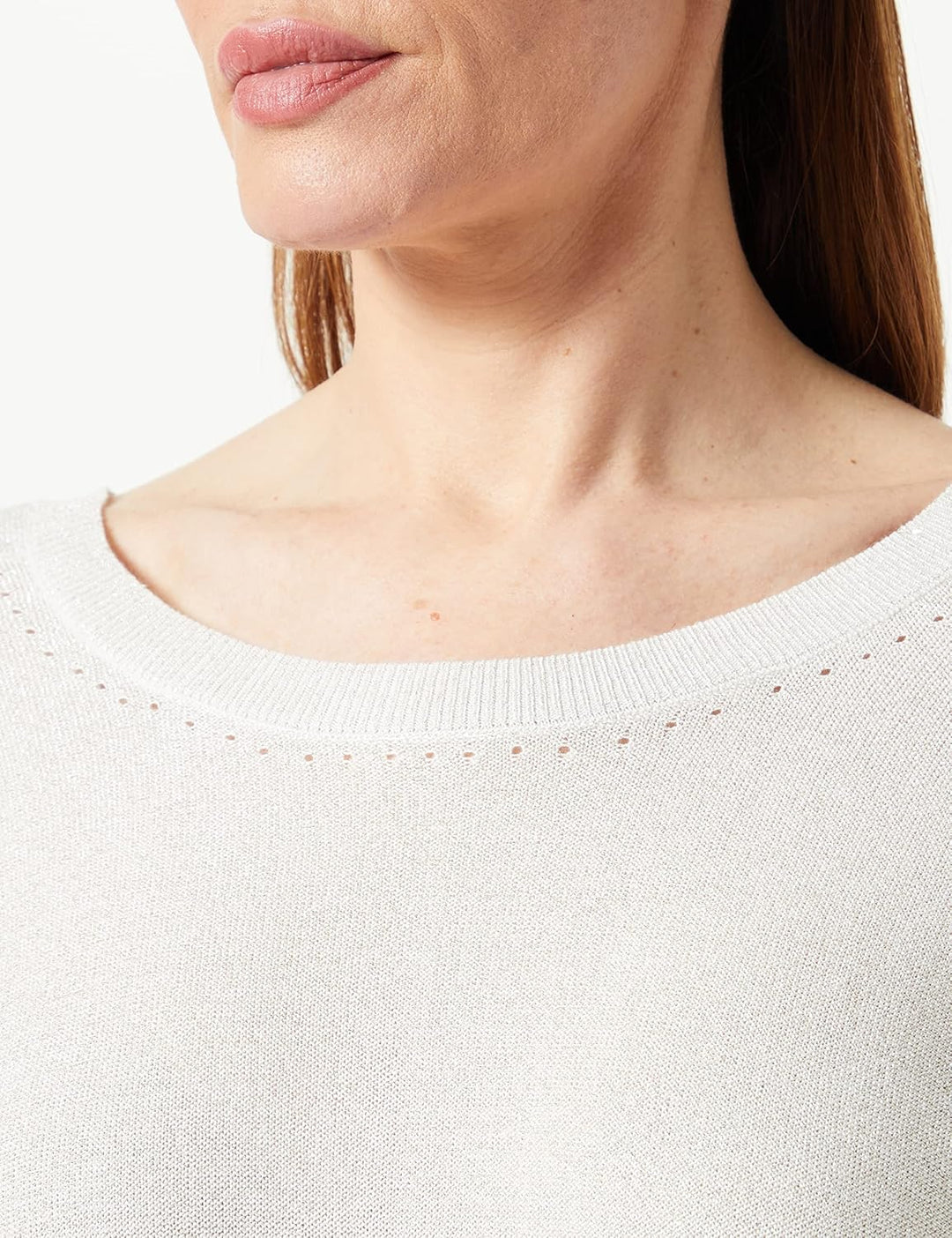 Morgan Damen Pullover XS Elfenbeinfarben, XS Elfenbeinfarben