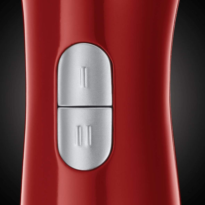 Russell Hobbs Stabmixer [Pürierstab] Desire Rot (2 Geschwindigkeitsstufen, spülmaschinengeeigneter M