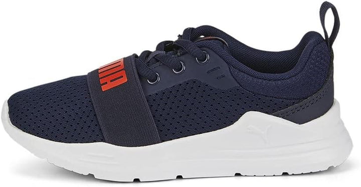 PUMA Unisex Kinder Wired Run Ps Sneaker 34 EU Peacoat, 34 EU Peacoat