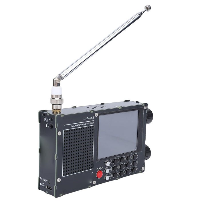 CCYLEZ SDR -Radio mit TEF6686 & ESP32, Open Source Full Band Receiver mit RDS, 2,8 "Touchscreen, 500