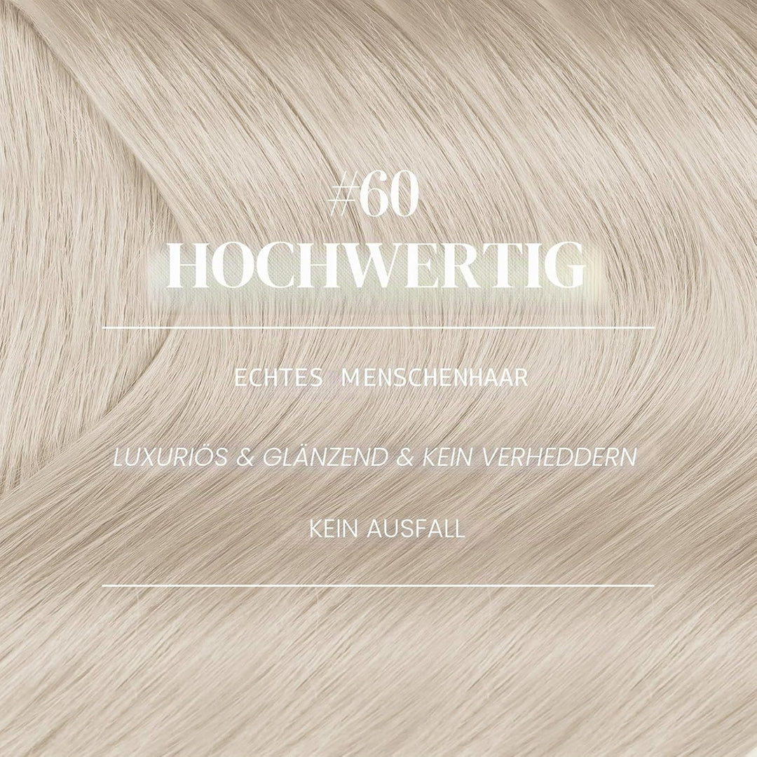 YoungSee Nanoring Extensions Echthaar Blond 60 cm Nanoring Extensions Blond Extensions Echthaar Nano