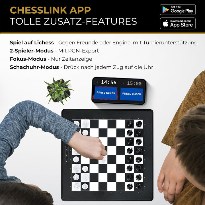 Millennium eONE – Elektronisches Schachbrett für Online-Spiel auf Lichess, Chess.com und Tornelo. Mi