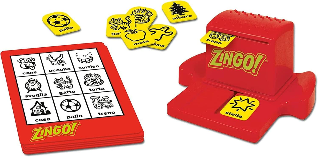 Ravensburger - Zingo, die lustige Tombola von Wörtern und Bildern, Spiel für Kinder, 2-6 Spieler, it