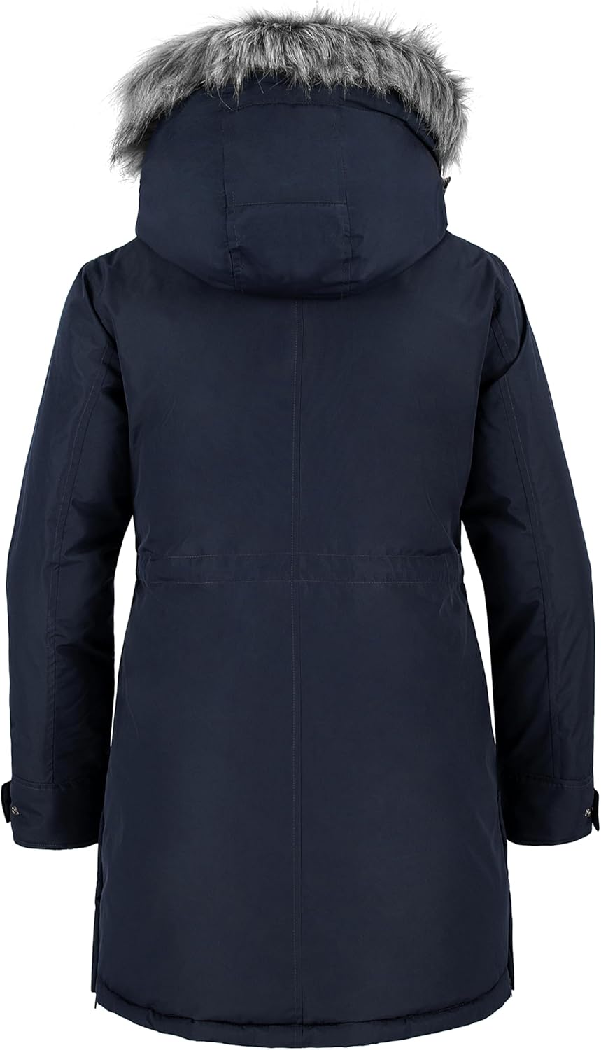 Wantdo Damen Winter Warm Puffer Mantel Wasserabweisend Outdoor Jacke Winddichte Oberbekleidung Mante
