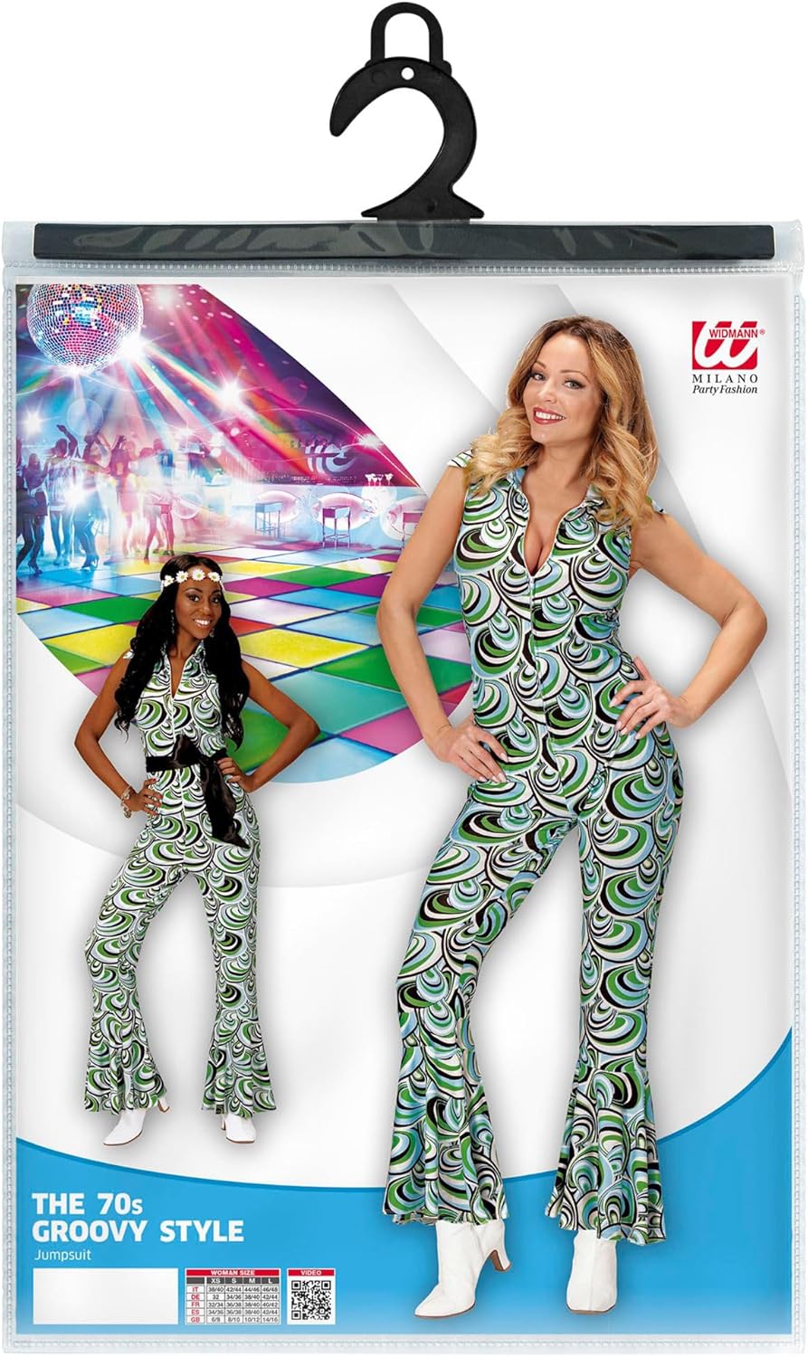 WIDMANN 08923 COSTUME TUTA DONNA ANNI 70 L WAVES #0892, L