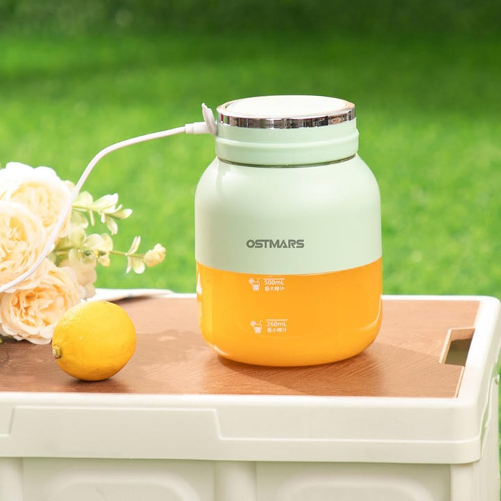 POFET Elektrischer Entsafter, tragbarer Mini-Mixer, Mixer für frische Säfte, Crush-EIS, Smoothies, S