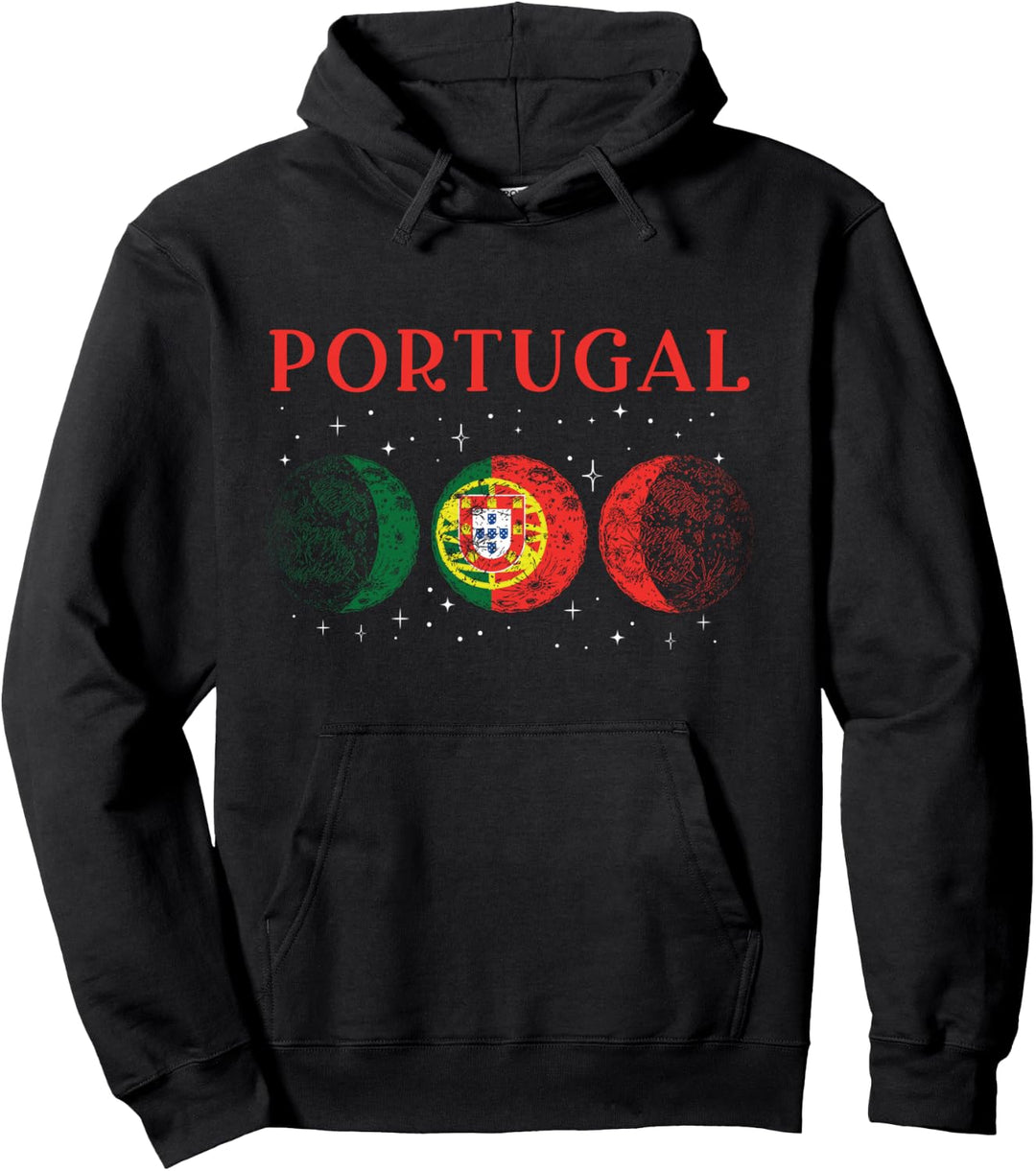 Stolze portugiesische Retro-Flagge Portugal Pullover Hoodie