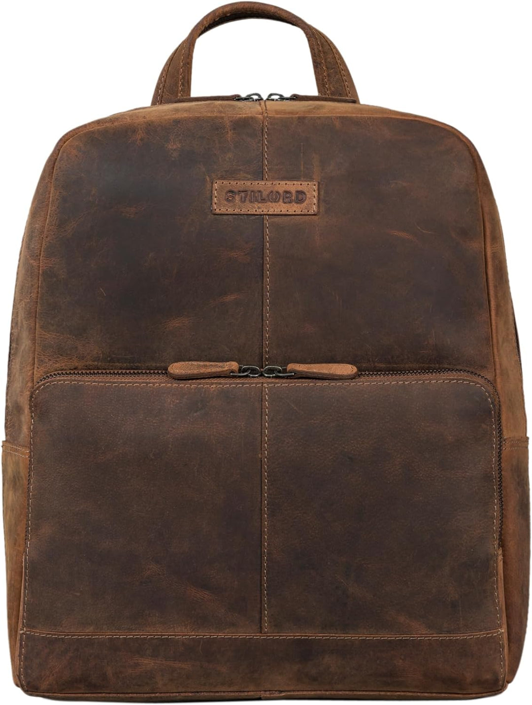 STILORD 'Friedrich' Business Rucksack Herren und Damen Leder Laptop Rucksack 15,6 Zoll Rucksack Lede