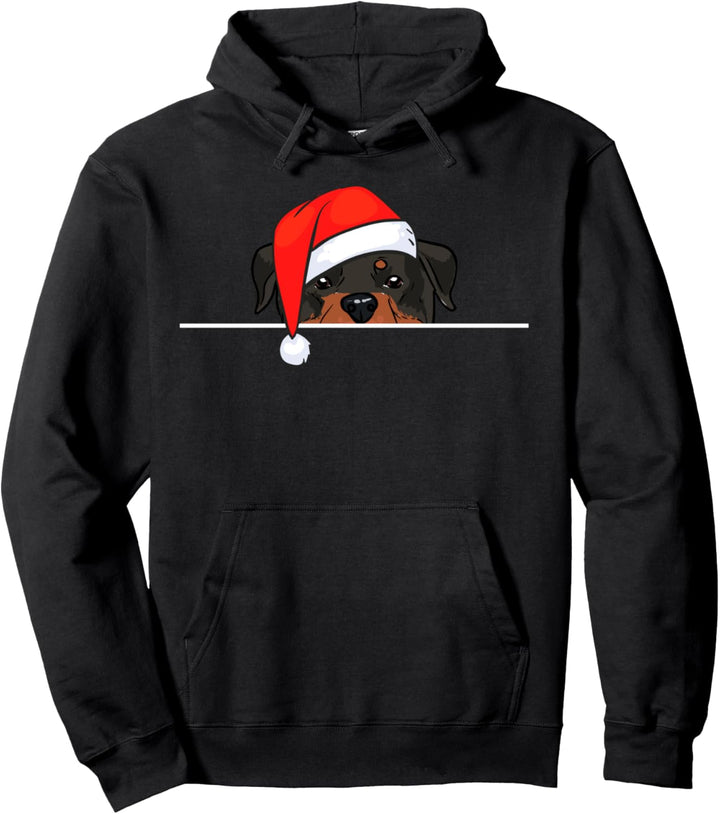Rottweiler Dog Christmas Pullover Hoodie
