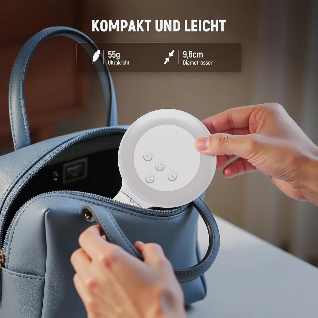 NEEWER ENTRY LEVEL VERSION Ringlicht Handy, 9,6cm Ring Light, 3W Clip on Selfie Licht, 3 Modi, CRI80