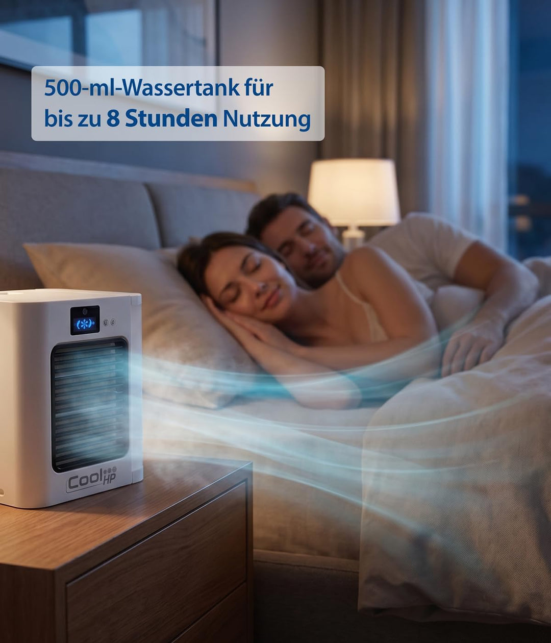 BEST DIRECT Coole Leistung As seen on TV Lufterfrischer Mini 3-stufiger Lüfter Mit Fernbedienung Luf