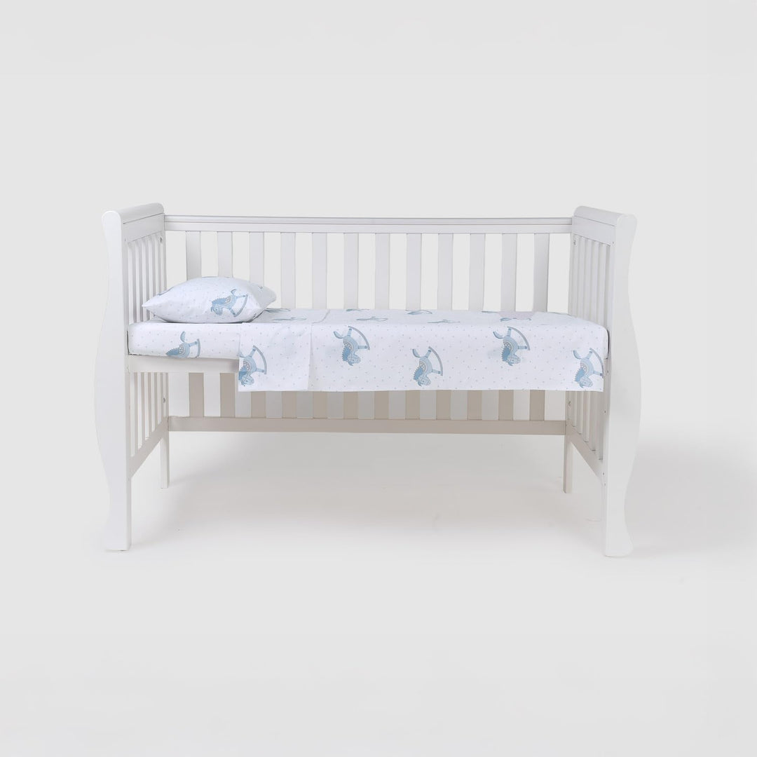 TRAMAS+ Kinderbettwäsche 60x120 cm aus 100% Baumwolle Superweiche & Farbenfrohe | Babybettwäsche - (